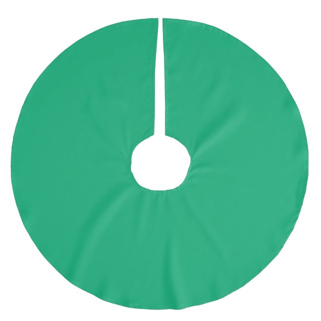 Anpassningsbar Emerald Träd Skirt Julgransmatta Borstad Polyester (Framsidan)