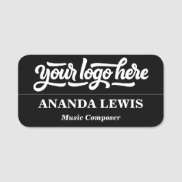 Anpassningsbar Employee Namn bricka Logotyp Namn & Namnbricka