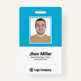 Anpassningsbar Employee Photo, Logotyp, Pub Code, 