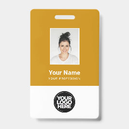Anpassningsbar Employee Photo, Pub Code, Logotyp, 