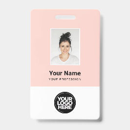 Anpassningsbar Employee Photo, Pub Code, Logotyp, 