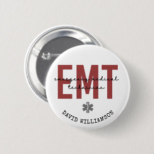 Anpassningsbar EMT Akut Medicinsk tekniker Knapp