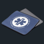 Anpassningsbar EMT Symbol Akut Medicinsk tekniker Laptop Fodral<br><div class="desc">Anpassningsbar EMT-Akut för medicinska tekniska gåvor!</div>