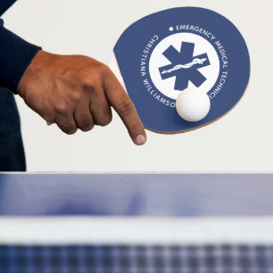 Anpassningsbar EMT Symbol Akut Medicinsk tekniker Pingisracket