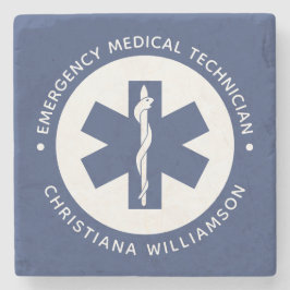 Anpassningsbar EMT Symbol Akut Medicinsk tekniker Stenunderlägg