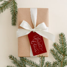 Anpassningsbar Enchanting Jultomten Juletiketters