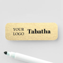 Anpassningsbar Enkel Logotyp för medarbetare i Nam Namnbricka