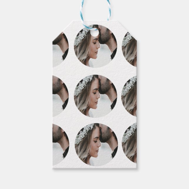 anpassningsbar enkelt lägga till cirkulär fotokoll presentetikett (Framsidan)