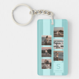 Anpassningsbar Enkla foton på lätt turkos blått