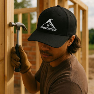 Anpassningsbar entreprenör Company Namn Home Const Broderad Keps