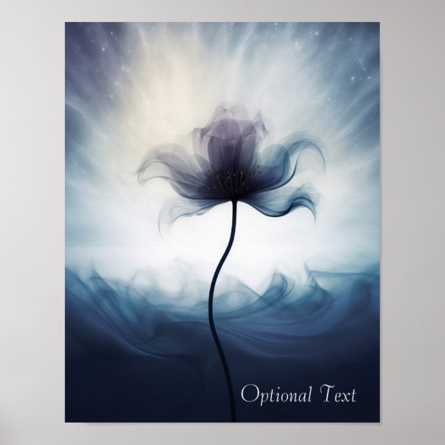 Anpassningsbar Eterisk Blomsteraffisch Poster (Framsidan)