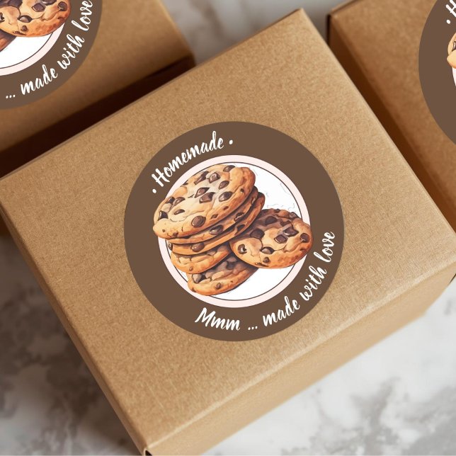 Anpassningsbar: etikett för vattenfärgscookies (Skapare uppladdad)