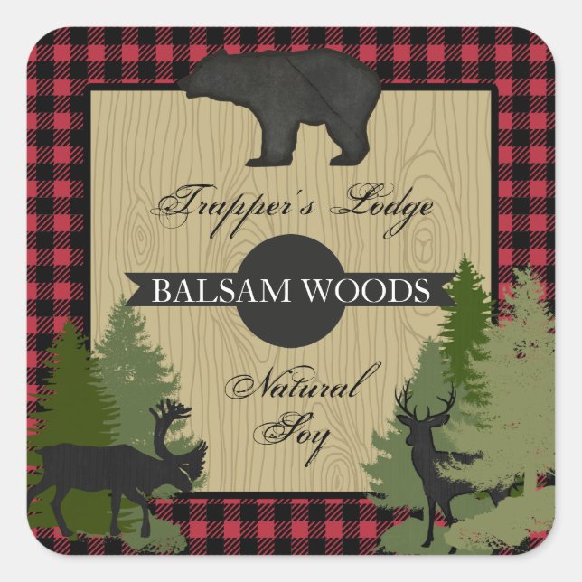 Anpassningsbar etikett med lager Suzanne (Framsida)