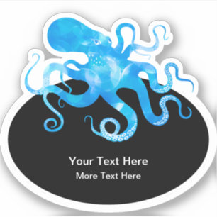 Anpassningsbar Etiketter för etiketter för Octopus