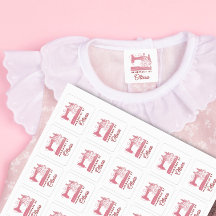 Anpassningsbar Etiketter för sömnad av kläder