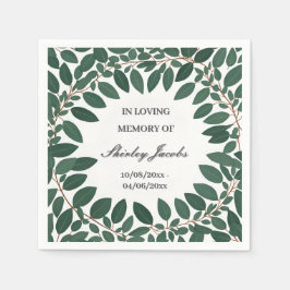 Anpassningsbar Eucalyptus Elegant för andningssvår Pappersservett