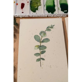 Anpassningsbar Eucalyptus Modern Ge Tack Thanksgiv Pappersservett