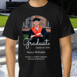Anpassningsbar examenpresent med examenfoto och na t shirt
