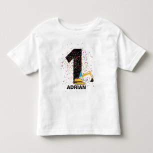 Anpassningsbar Excavator Construction Lastbil Föde T Shirt