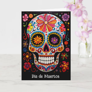 Anpassningsbar 💀 Exquisite Día de Muertos Kort