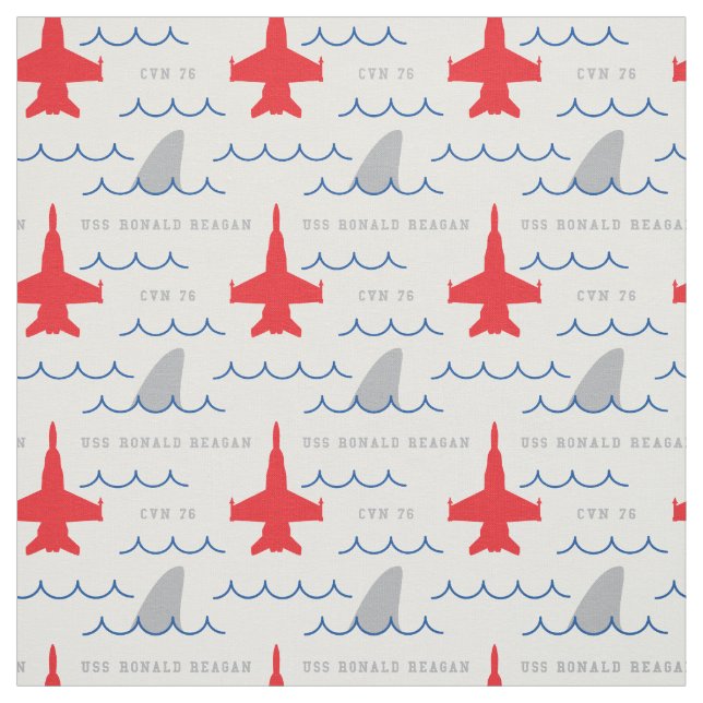 Anpassningsbar FA-18 Shark Fin Party Shirt Mönster Tyg (Provkarta)
