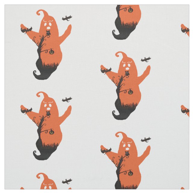 Anpassningsbar Fabric Halloween Tyg (Provkarta)
