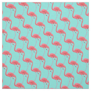 Anpassningsbar Fabric-Rosa Flamingo Tyg