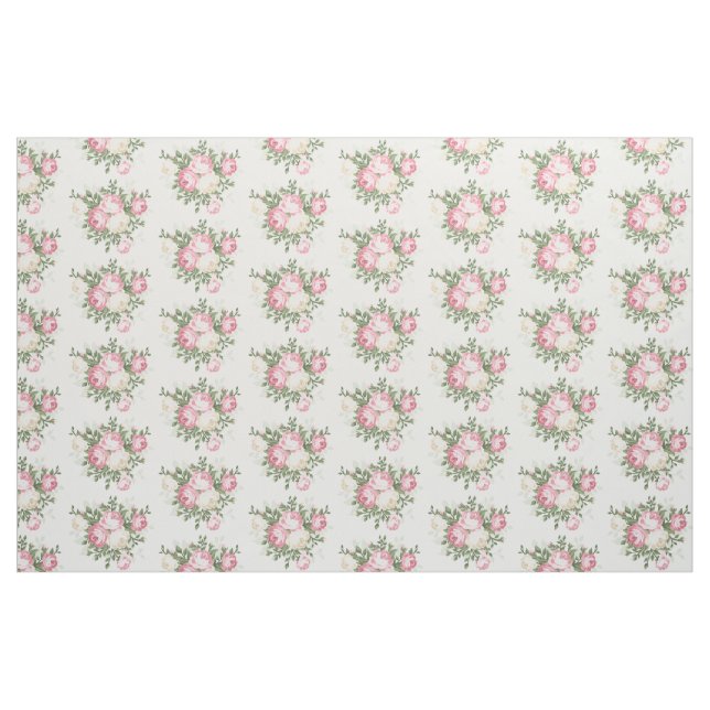 Anpassningsbar Fabric-Vintage Rosa ros Tyg (Fat Quarter)