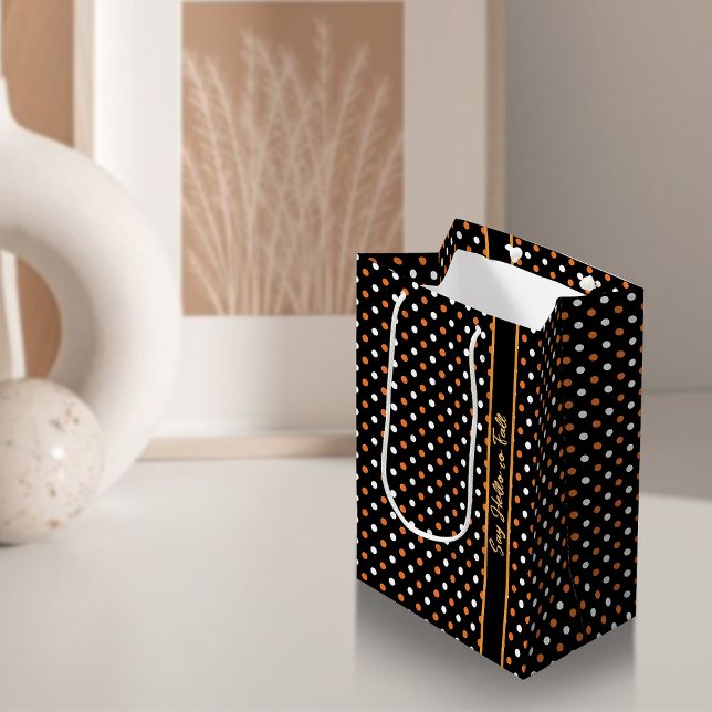 Anpassningsbar Fall Polka Gift Bag (Skapare uppladdad)