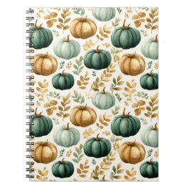 Anpassningsbar Fall Pumpkin Photo Ram Anteckningsbok