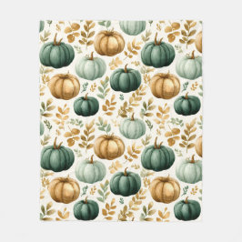 Anpassningsbar Fall Pumpkin Photo Ram Fleecefilt