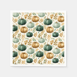 Anpassningsbar Fall Pumpkin Photo Ram Pappersservett