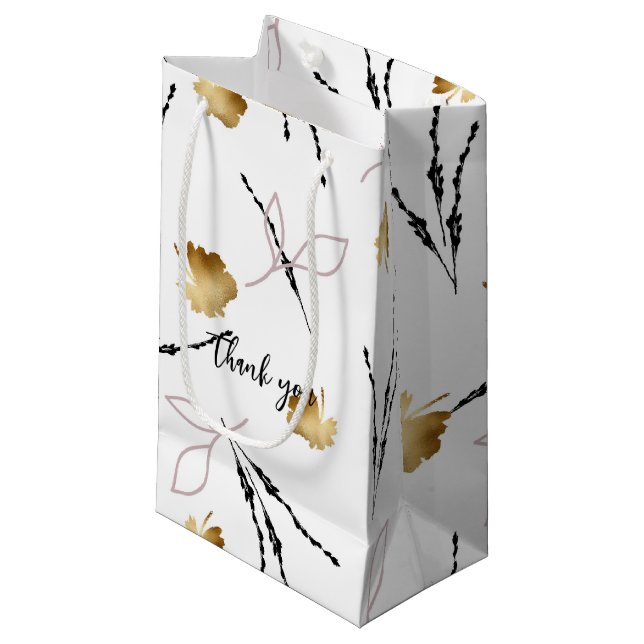 Anpassningsbar Fält Flowers Small Gift-fack (Framsidan Vinklad)