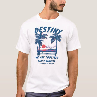 Anpassningsbar Familjeåterförening Destiny Vi är t Shirt