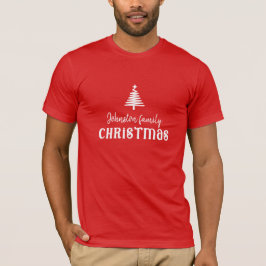 Anpassningsbar-familjen Julgran, modern T Shirt