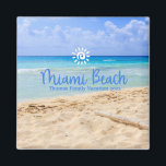 Anpassningsbar-familjen Miami Beach Vacation-jul Magnet<br><div class="desc">Cute personalizable Miami Resa souvenir. Anpassning: Ändra rubrik och år för att göra den unik.</div>
