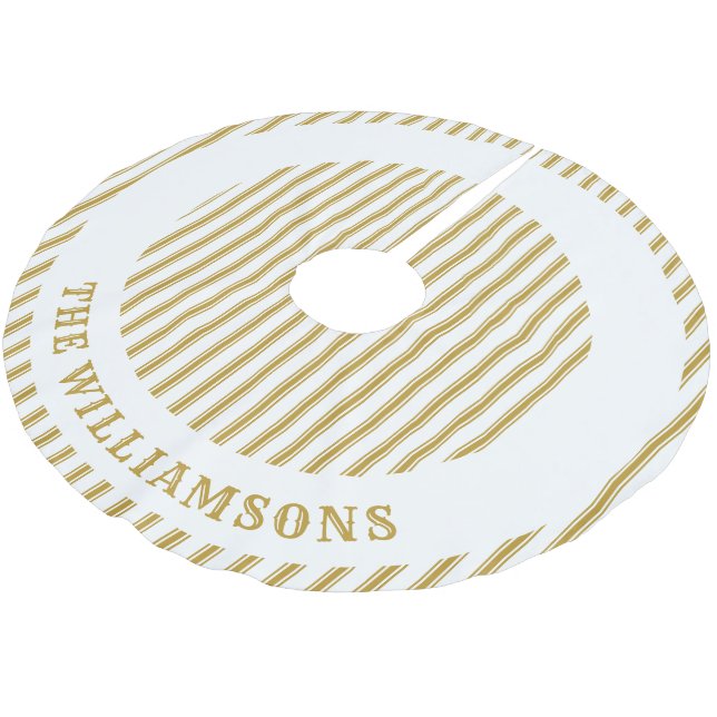 anpassningsbar-familjen namn julgran-kjolen julgransmatta borstad polyester (Vinklad)