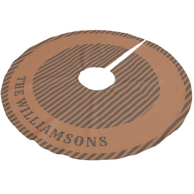 anpassningsbar-familjen namn julgran-kjolen julgransmatta borstad polyester (Vinklad)