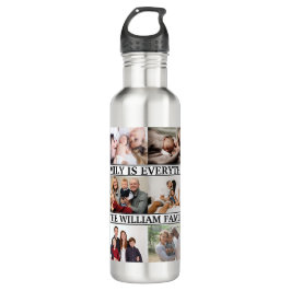 Anpassningsbar-familjen namn och 12 Photo Collage-