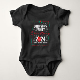 Anpassningsbar-familjens julgrupp matchande Namn T Shirt