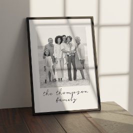 Anpassningsbar-familjens Porträtt-gåva till Mamma Poster