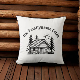 Anpassningsbar Family Cabin Dekorativ kudde