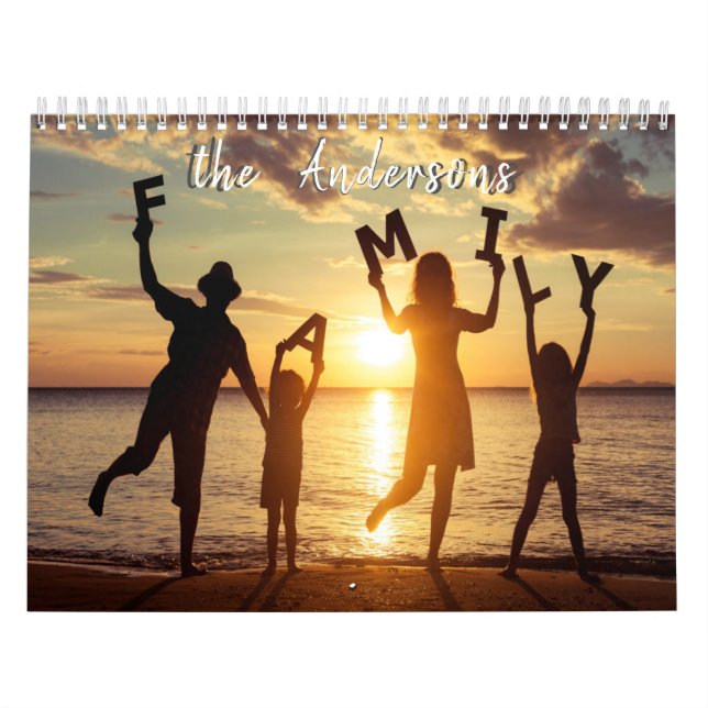 Anpassningsbar Family Calendar Kalender (Omslag)