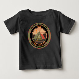 Anpassningsbar Family Camping Resa Photo Tält T Shirt