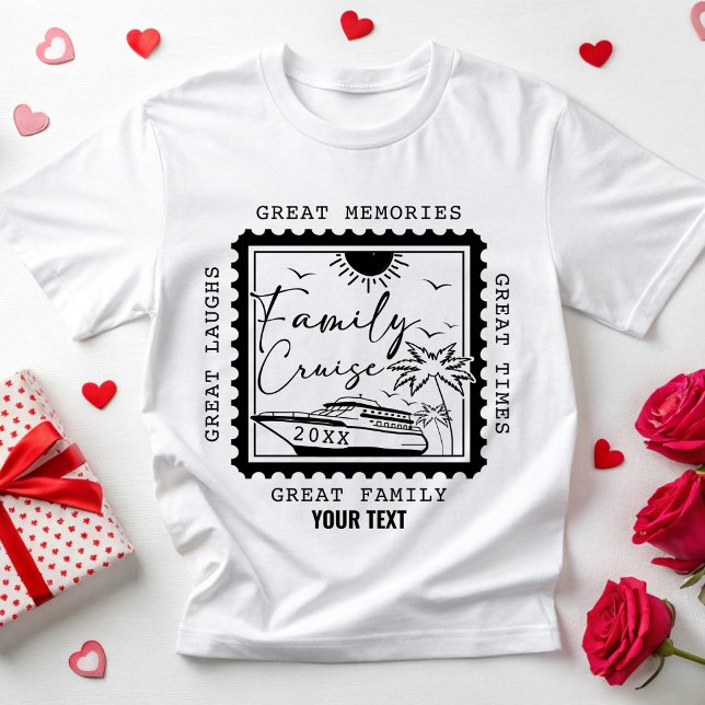 Anpassningsbar Family Cruise 2025 Vacation Cruise  T Shirt (Skapare uppladdad)