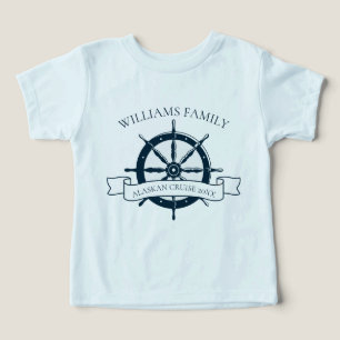 Anpassningsbar Family Cruise Frakt Resa Nautical W T Shirt