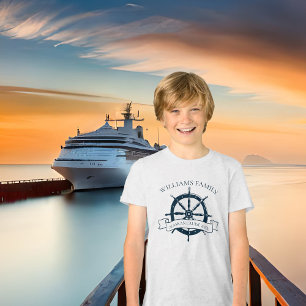 Anpassningsbar Family Cruise Frakt Resa Nautical W T Shirt