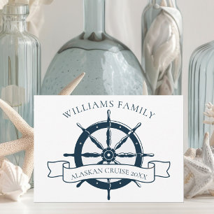 Anpassningsbar Family Cruise Frakt Wheel Nautical Inbjudningar