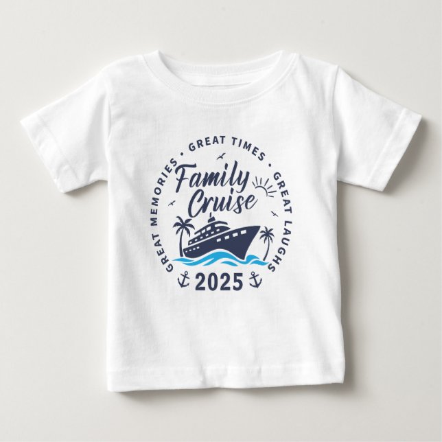 Anpassningsbar Family Cruise Group Matching Cruise T Shirt (Framsida)