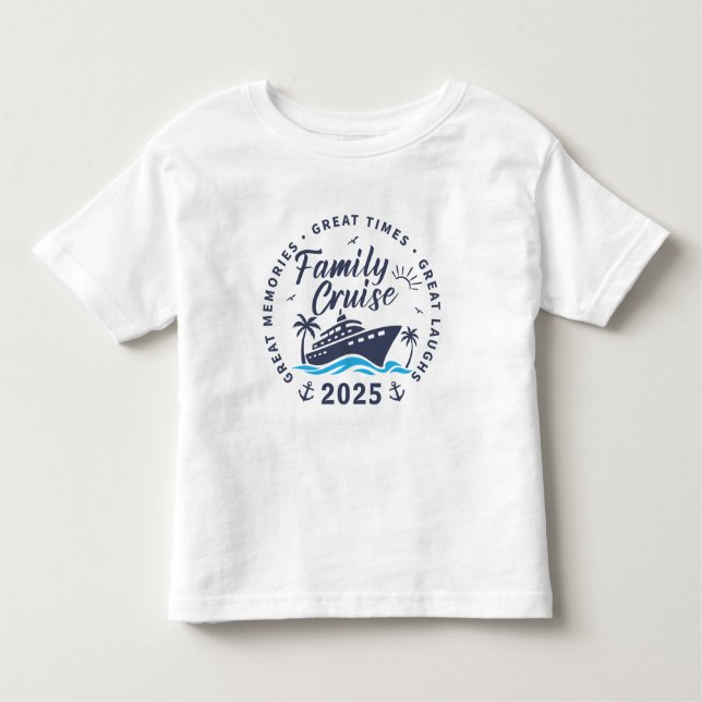 Anpassningsbar Family Cruise Group Matching Cruise T Shirt (Framsida)
